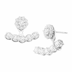 Floater Earrings with Cubic Zirconia