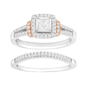 5/8 ct Diamond Pavé Bridal Set