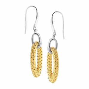 Ravello Woven Two-Tone Earrings